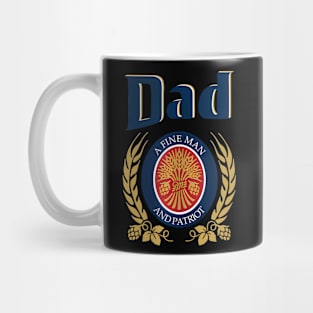 Miller Dad A Fine Man And Patriot Fathers Day Mug